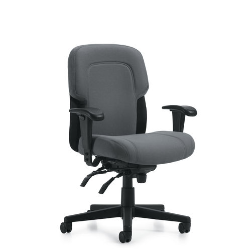 Moderner Bürosessel - SAXON™ - GLOBAL totaloffice - Stoff / Polster / höhenverstellbar