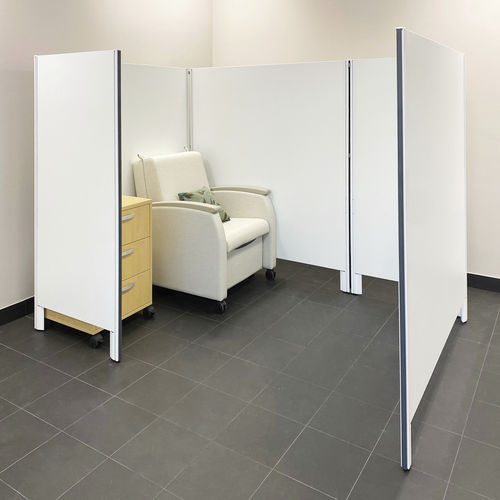 Abnehmbare Trennwand - DPL5424 - GLOBAL totaloffice - Laminat / Büro / für Konzentration und Privatsphäre