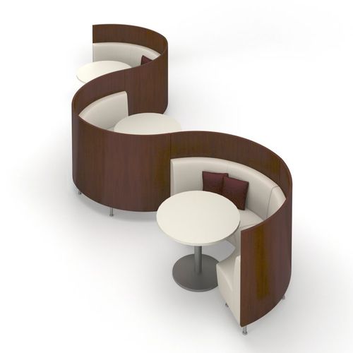 Modulare Polsterbank - HAMPTON - AGATI - modern / Leder / für Gewerbegebrauch