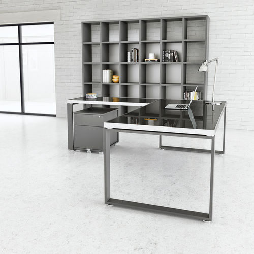 Wandmontiertes Regal - ARCHIMEDE - ALEA - modern / Holz / Edelstahl