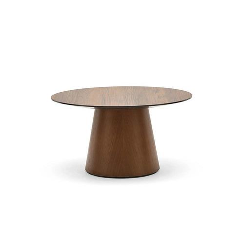 Moderner Couchtisch - SUWC36RD - allermuir - Eiche / Gestell aus Eiche / Gestell aus Furnierholz