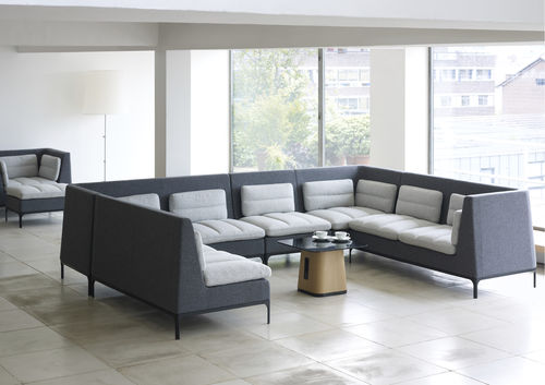 Modulsofa - HAVEN - allermuir - modern / Stoff / für Konzentration und Privatsphäre