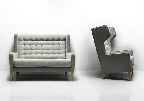 Modernes Sofa - GRAINGER - allermuir - Stoff / Hochlehner / Ohren