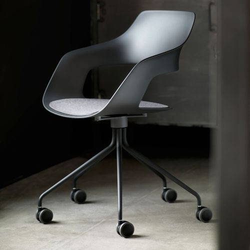 Moderner Bürostuhl - 222 OCCO - Wilkhahn - Stoff / Gestell aus Metall / Polster