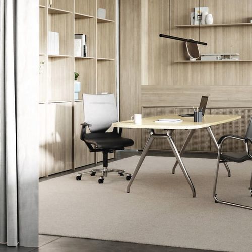Moderner Bürostuhl - 275/5 MODUS COMPACT - Wilkhahn - für den Innenraum / Stoff / Gestell aus Aluminium