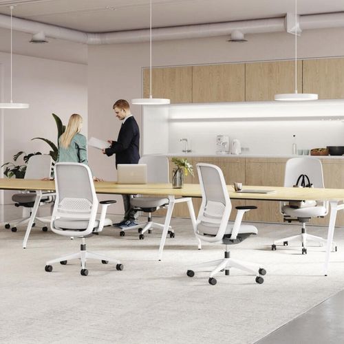 Moderner Bürostuhl - 164 ME - Wilkhahn - für den Innenraum / Stoff / Netz