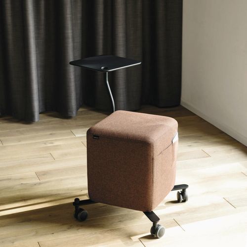 Moderner Bürohocker - Confair Next 441 - Wilkhahn - Stoff / Gestell aus Metall / mit Rollen