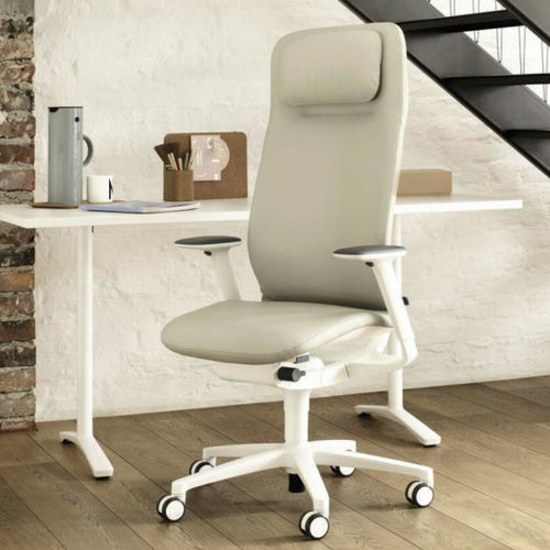 Moderner Chefsessel - 187/9 AT - Wilkhahn - Leder / Stoff / Kunststoff