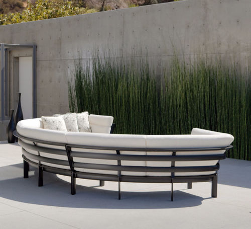 Modulsofa - PARKWAY CURVILINEAR - BROWN JORDAN - modern / für Garten / Stoff
