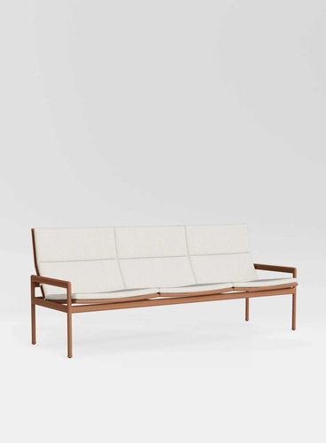 Modernes Sofa - SONORA - BROWN JORDAN - für Außenbereich / Stoff / mit Armlehnen