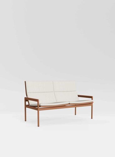 Kompaktes Sofa - SONORA LOVESEAT - BROWN JORDAN - modern / für den Außenbereich / Aluminium