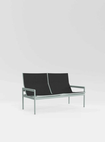 Modernes Sofa - SONORA - BROWN JORDAN - für Außenbereich / Textil / mit Armlehnen