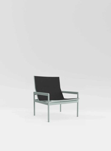 Moderner Sessel - Sonora - BROWN JORDAN - Netz / Metall / blau