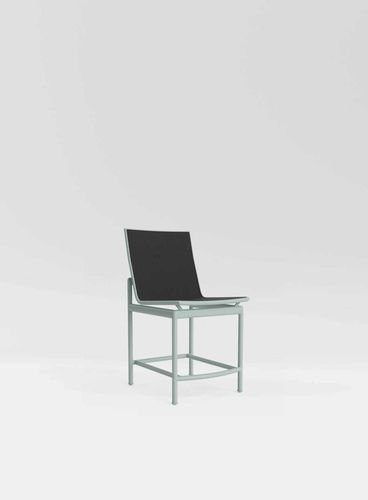 Moderner Barhocker - SONORA - BROWN JORDAN - Stoff / Gestell aus Metall / mit 4 Beinen