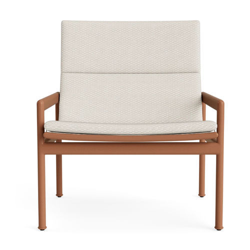 Moderner Sessel - SONORA - BROWN JORDAN - Stoff / Metall / mit abnehmbarem Kissen