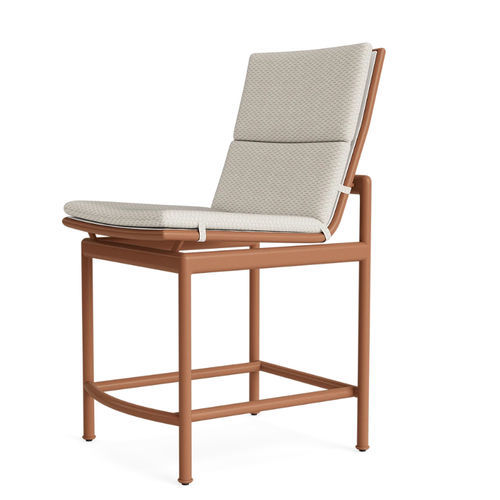 Moderner Barhocker - SONORA - BROWN JORDAN - Aluminium / Gestell aus Metall / ohne Armlehnen