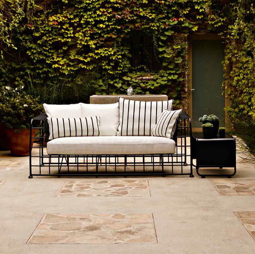 Modernes Sofa - ARCHITECT - BROWN JORDAN - für Garten / Stoff / mit abnehmbarem Kissen