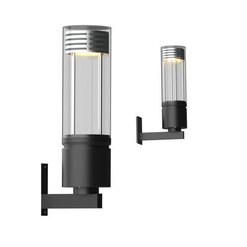 Moderne Wandleuchte - RESIDENZA - Hess GmbH Licht + Form - Außen / PMMA / Aluminiumguss