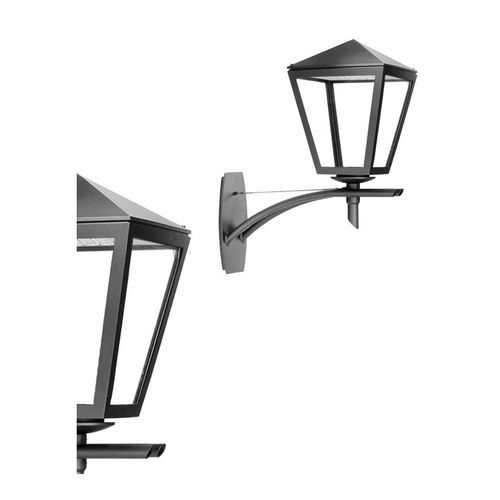 Klassische Wandleuchte - BURGOS - Hess GmbH Licht + Form - für den Außenbereich / PMMA / Aluminiumguss