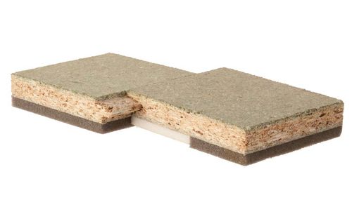 Schallisolierung - PROFLOOR DYNAMIC DECK 26 - A. PROCTOR GROUP - Holzfaser / Platten / für Boden