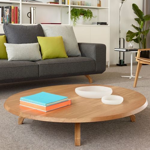 Moderner Couchtisch - Bomba  - schiavello - Eiche / Massivholz / Holzfurnier