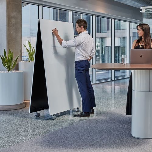 Magnettafel - Henge  - schiavello - weiß / löschbar / Schreibtisch