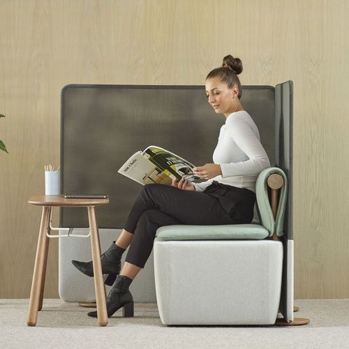Moderner Paravent - Toku - schiavello - Vinyl / Leder / gestrichenes Holz