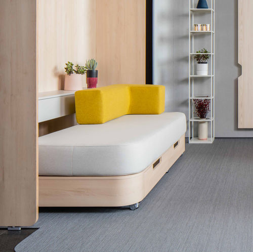 Moderne Récamiere - Healthcare  - schiavello - Stoff / Holz / Gestell aus Holz