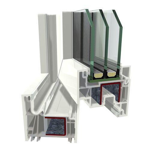PVC-Fenster - GEALAN LINEAR  - ARUTECH PARIMAD AKNAD OÜ - Schiebe / mit Doppelverglasung / weiß