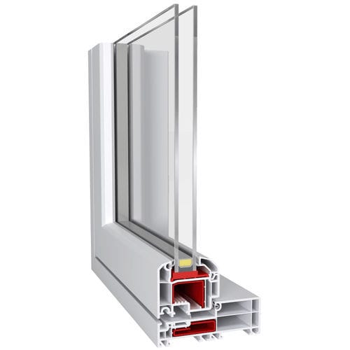 PVC-Fenster - NORDLINE   - ARUTECH PARIMAD AKNAD OÜ - Fall / mit Doppelverglasung / mit Dreifachverglasung