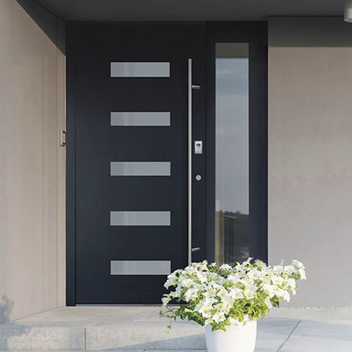 Eingangstür - ARUTECH PARIMAD AKNAD OÜ - Aluminium / einflügelig / modern