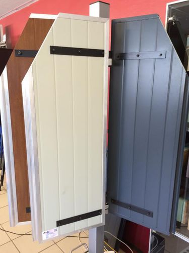 Einflügeliger Fensterladen - NOVAFERMT® : XPS  - AV Composites - Aluminium / extrudiertes Polystyrol / isolierend