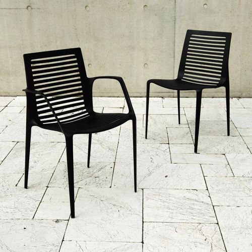 Moderner Gartenstuhl - CHIPMAN - landscapeforms - für Außenbereich / für den Innenraum / Aluminiumguss