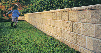 Massiv-Betonstein - HEATHSTONE® - Cultured Stone Products - für Stützmauer / für Gartenzäune / Steinoptik