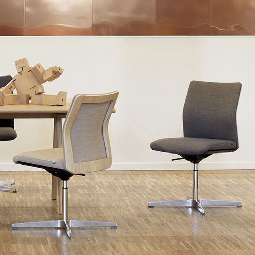 Moderner Bürostuhl - MN1 X - HOWE - für den Innenraum / Stoff / Gestell aus Aluminium