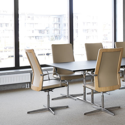 Moderner Sessel - KEMKCBBBSAFAK01S - HOWE - Netz / Netz / poliertes Aluminium