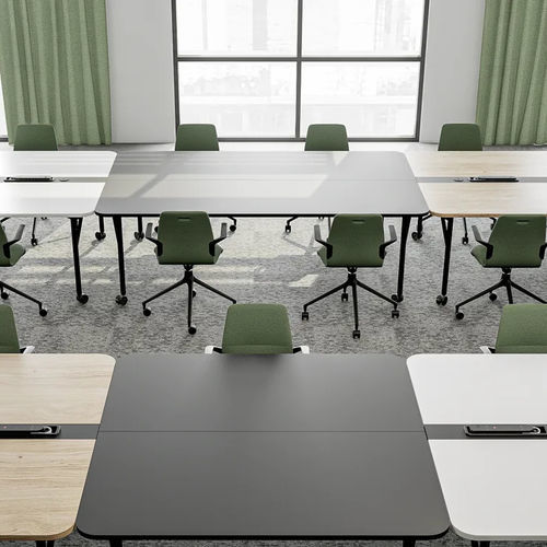 Moderner Tisch - FS3CNCNB13FNNOOONAA - HOWE - Holz / Gestell aus Metall / rechteckig