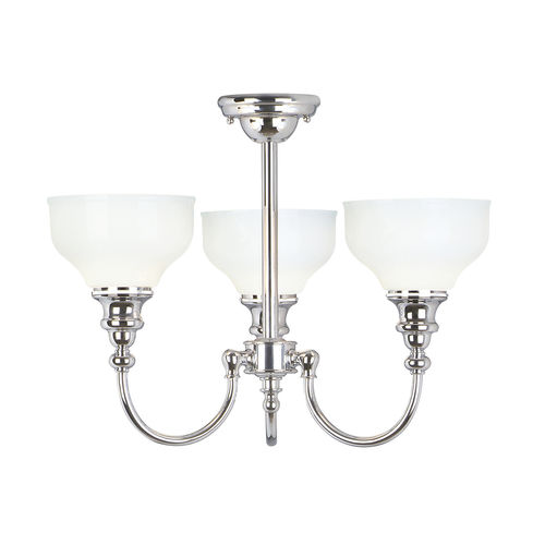 Klassischer Kronleuchter - CHEADLE - Elstead Lighting Ltd - Opalglas / LED