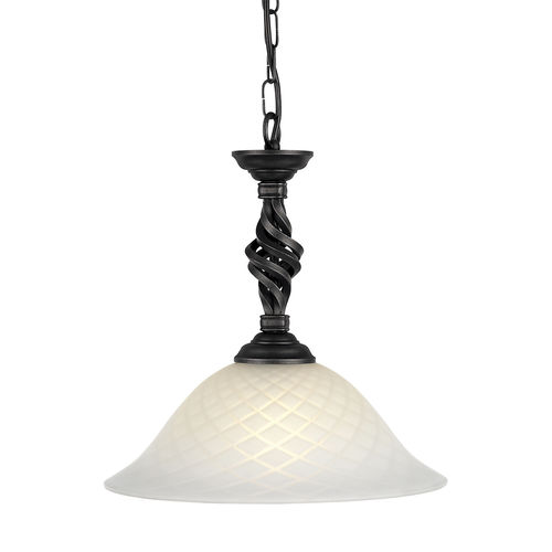 Hängelampe - PEMBROKE - Elstead Lighting Ltd - Eisen / Glas / klassisch