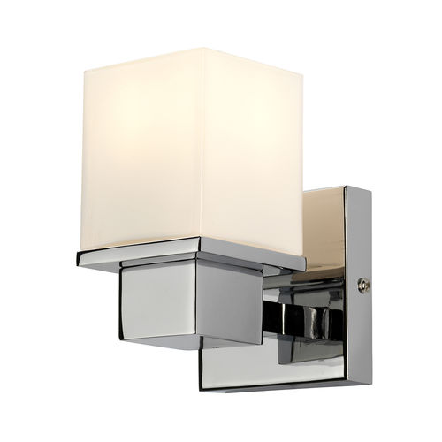 Moderne Wandleuchte - GREENWICH  - Elstead Lighting Ltd - für den Innenraum / Stahl / Glas