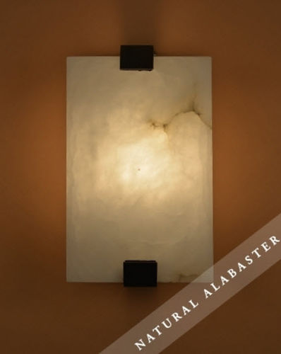 Moderne Wandleuchte - BAGUETTE - BOYD - für den Innenraum / Glas / Alabaster