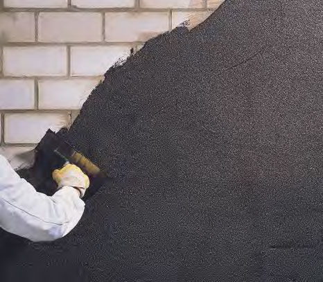 Sicherheits-Bitumenabdichtung - HydroBond 2K-Flex - Newton Waterproofing Systems - für Fundament / für Kellergeschoss / Gummi