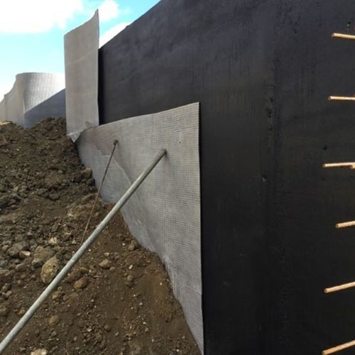 Vlies-Geotextil - HydroBond 410 GeoDrain - Newton Waterproofing Systems - HDPE / für Drainage / Schutz