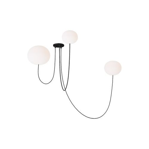 Moderner Kronleuchter - HELIUM  - TECH LIGHTING - Glas / 3 Glühbirnen / für Gewerbegebrauch