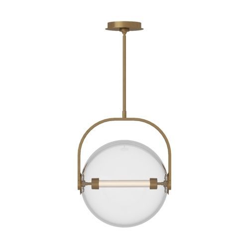 Hängelampe - FUES  - TECH LIGHTING - Messing / geblasenes Glas / Opal