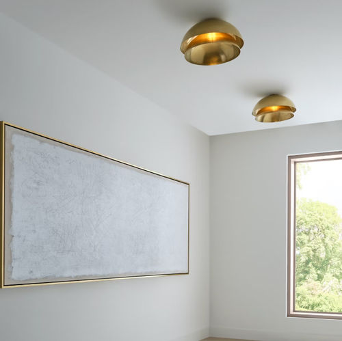 Moderne Deckenleuchte - Shanti Large Flush - TECH LIGHTING - rund / Metall / LED