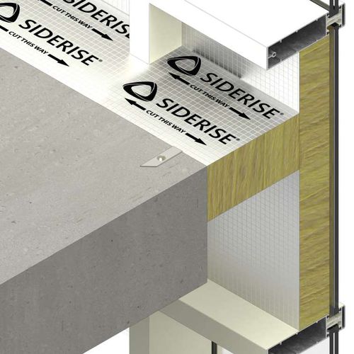 Schallisolierung - CW-FS - Siderise Group - Steinwolle / Platten / für Vorhangfassade