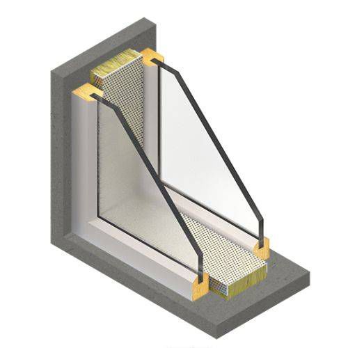 Schallisolierung - WRX - Siderise Group - Platten / für Fenster / Brandschutz