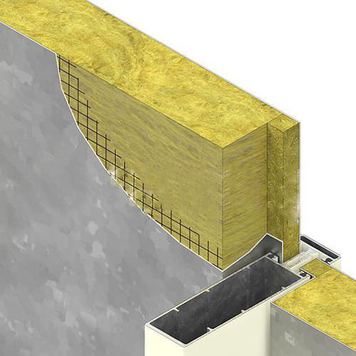 Thermo-akustische Isolierung - NEXUS LAMELLA - Siderise Group - Steinwolle / steife Platten / für Fassade