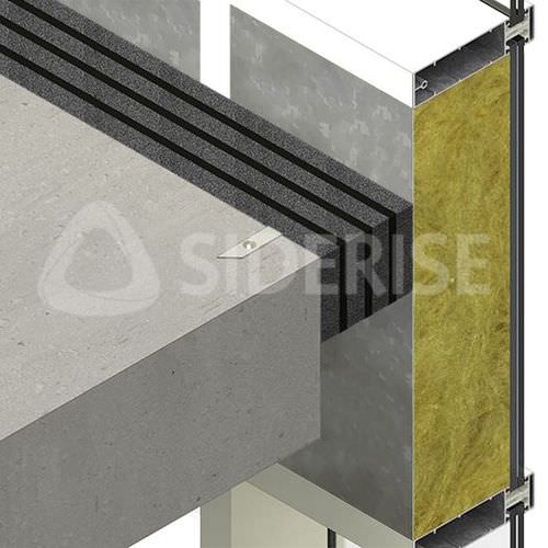 Thermo-akustische Isolierung - LGS - Siderise Group - Synthetik / Platten / für Fassade